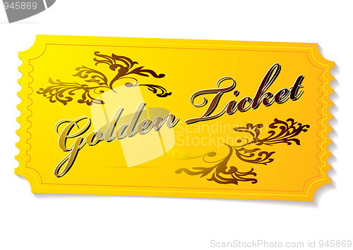 Image of Golden winning ticket