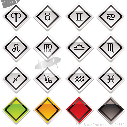 Image of horoscope icon symbols