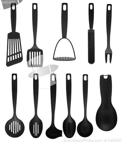 Image of Kitchen utensils