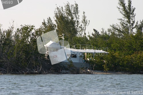 Image of Boat Wreck on Shore