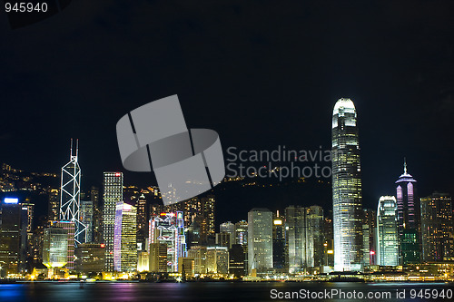 Image of hong kong at night