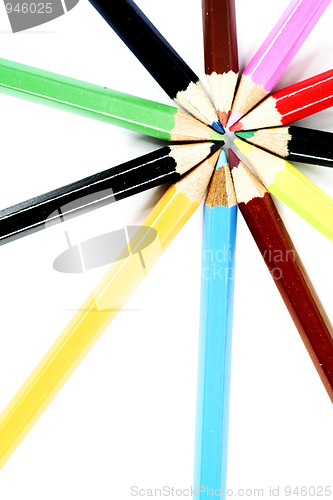 Image of Close-up pencil.