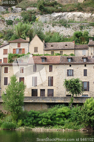 Image of Houses and Dordogne at Beynac