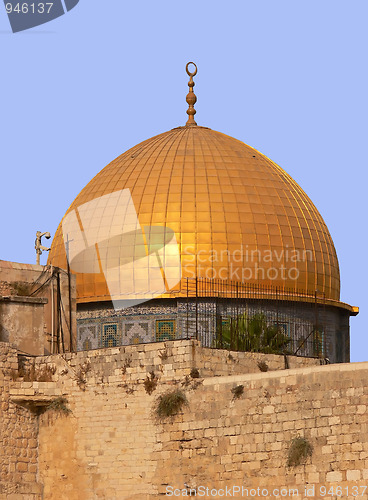 Image of Golden Dom in Jerusalem.