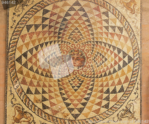 Image of Floor mosaic.