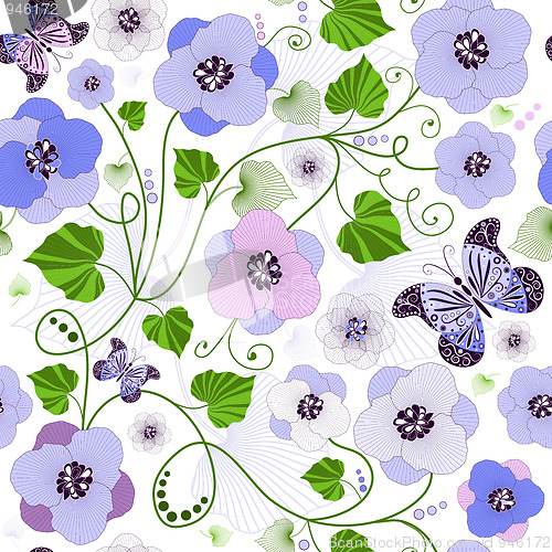 Image of Seamless floral pattern