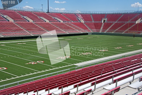 Image of Empty American Football Stadium