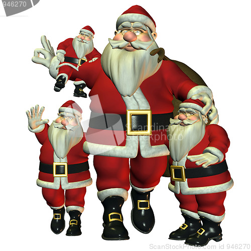 Image of The merry Santa Claus