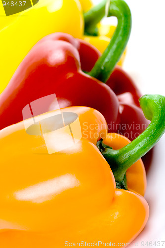 Image of three bell peppers