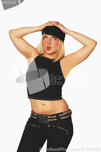 Image of Gorgeous blond girl.