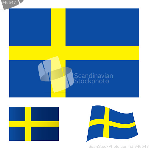 Image of Sweden flag set