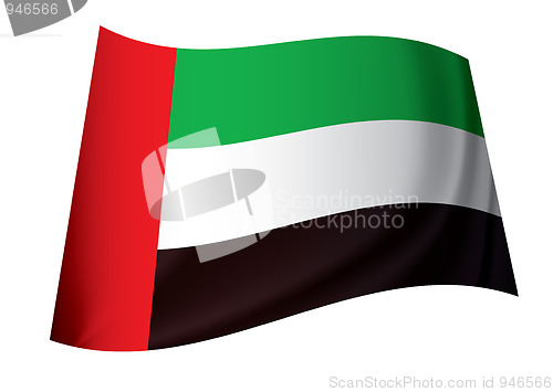 Image of United arab emirates flag