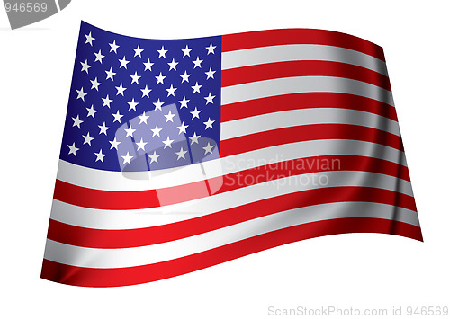 Image of United states of america flag