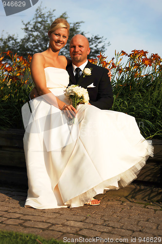 Image of Bride and groom.