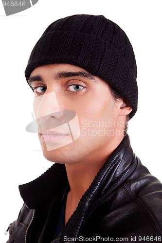 Image of unhappy boy with a hood