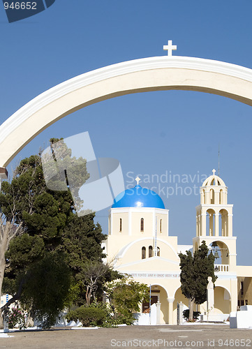 Image of church cathedral oia santorini greek islands