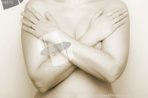 Image of Arms Crossed Sepia