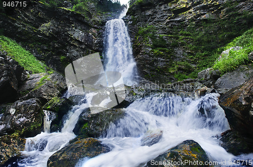 Image of Waterfall in Sweden 