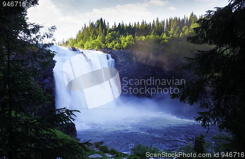 Image of Waterfall in Sweden