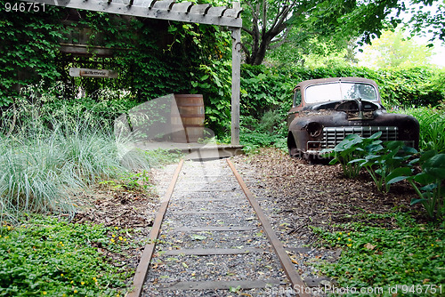 Image of Rural country garden