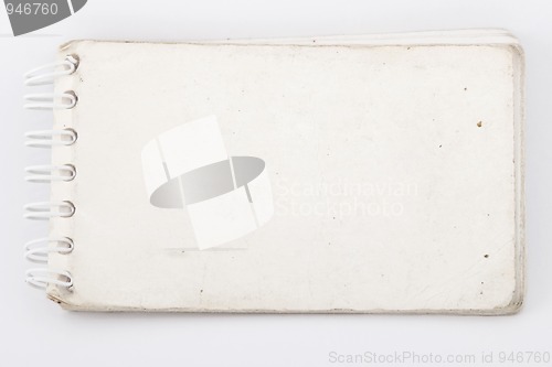 Image of old notebook