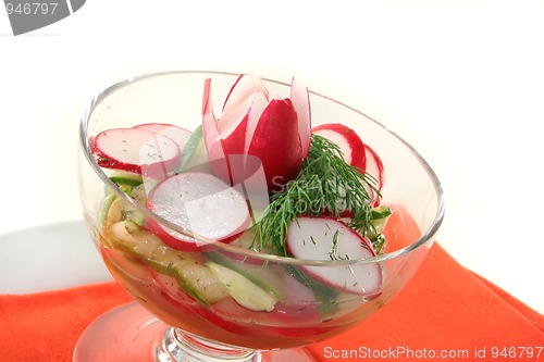 Image of Cucumber-radish salad