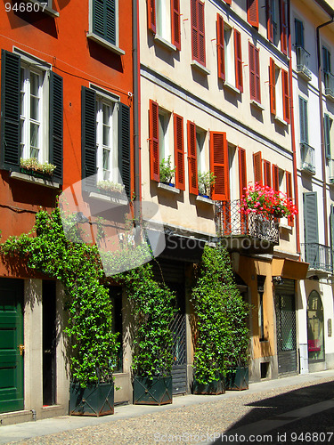 Image of residential area Brere Milan Italy