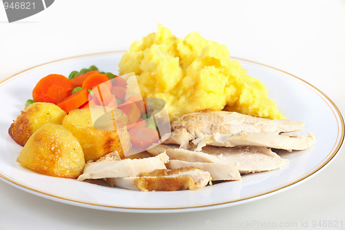 Image of Roast chicken dinner