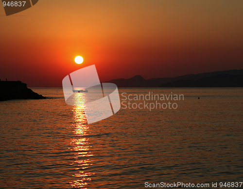 Image of Greek sunrise