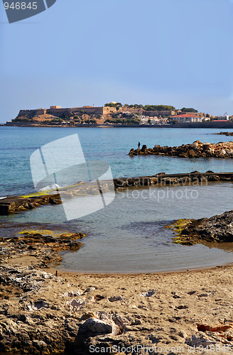 Image of Rethymnon, Crete, from the West