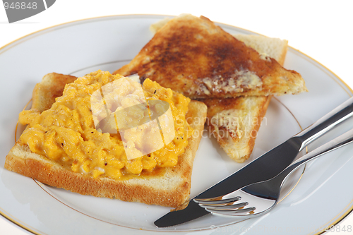 Image of Scrambled egg breakfast