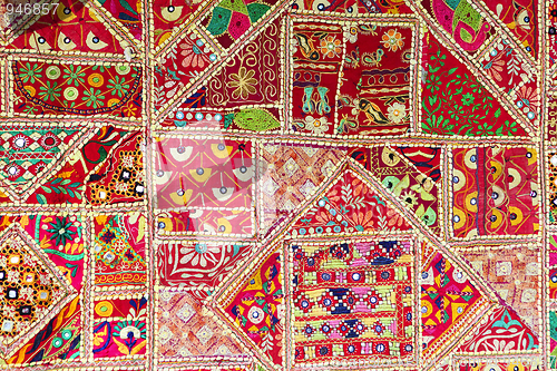 Image of Indian patchwork background