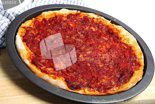 Image of Homemade marguerita pizza