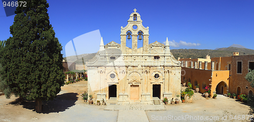 Image of Arkadi monastery panorama