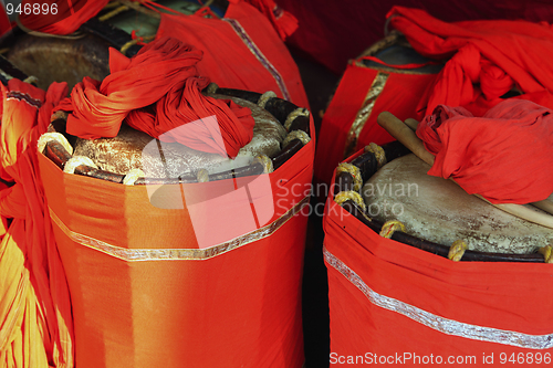 Image of Indian festival drums