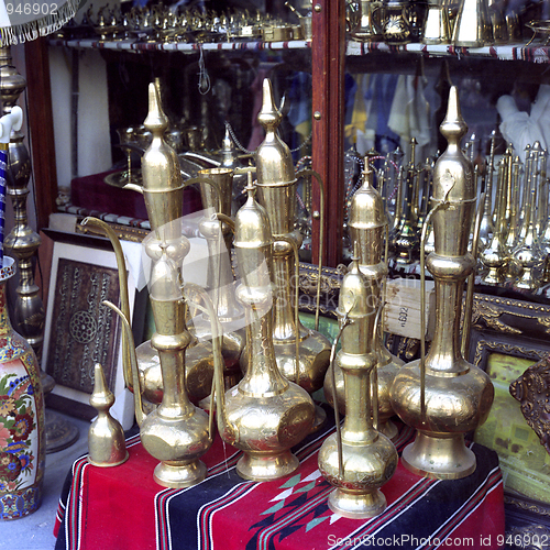 Image of Traditional Arab coffee pots