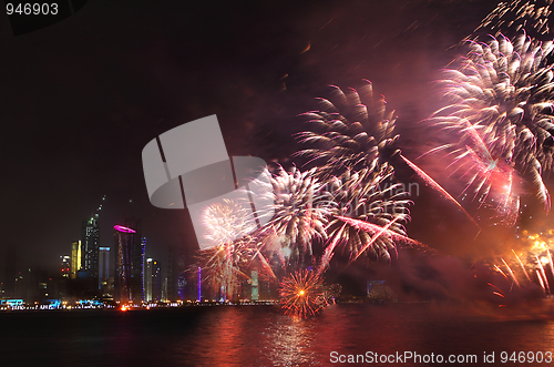 Image of National Day fireworks in Doha