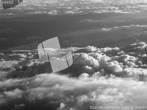 Image of Above the clouds B&W