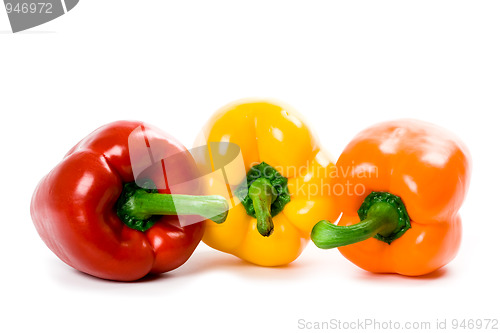 Image of three bell peppers 