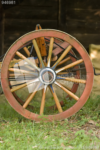 Image of old trailers detail