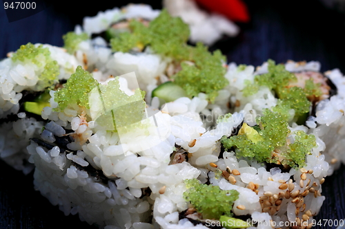 Image of sushi california roll