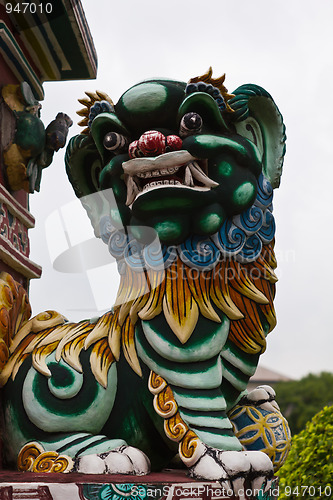 Image of Chinese Sculpture Lion in Bang Pa-in Palace