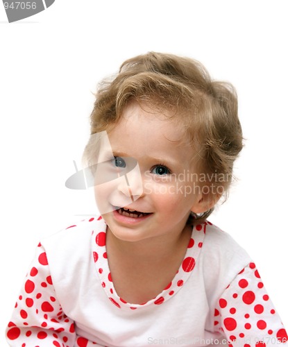 Image of happy baby portrait