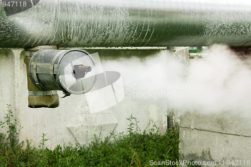 Image of Steam from a tube