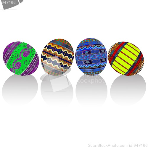 Image of Painted easter eggs