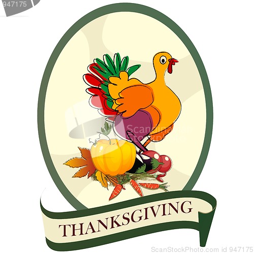 Image of Thanksgiving day sticker