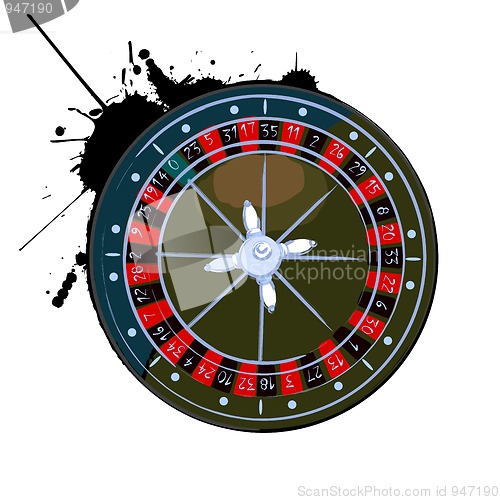 Image of Old roulette wheel 