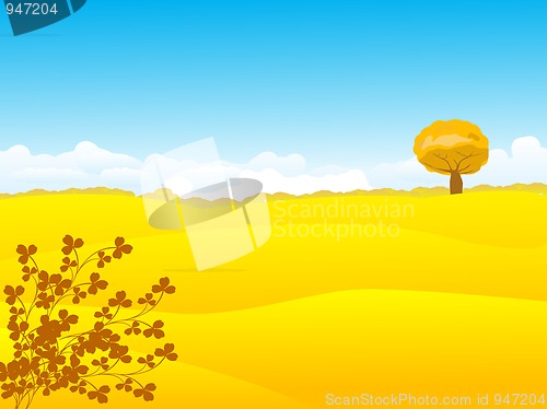 Image of Beautiful autumn landscape