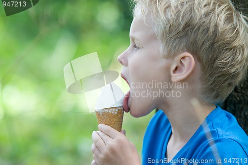 Image of Enjoying an icecream