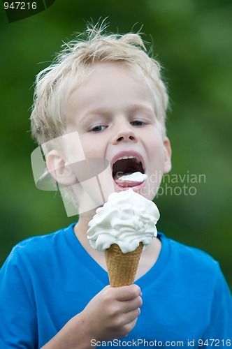 Image of Enjoying an icecream